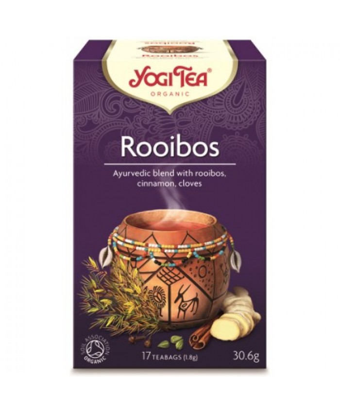 YOGI TEA ROOIBOS (Αφρικάνικο ρόφημα για αναγέννηση) 17 φακ. Yogi Tea